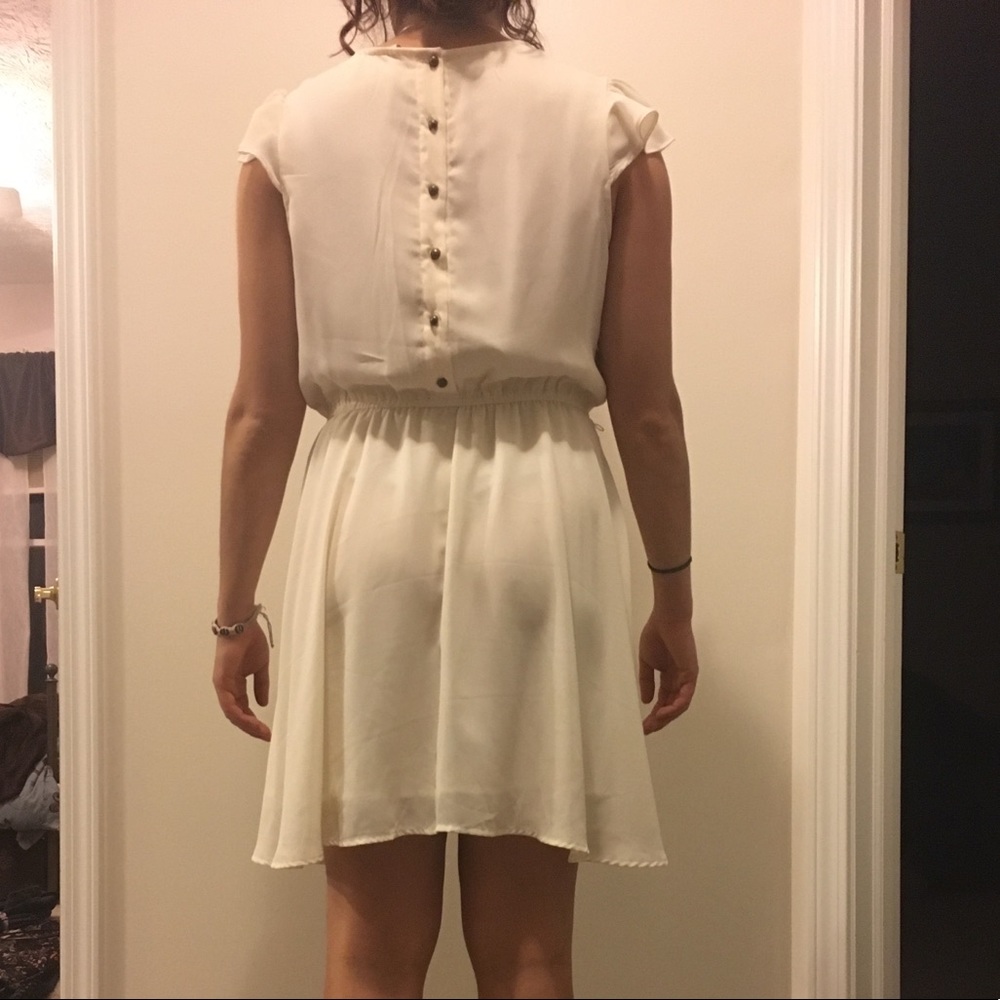 Cream dress